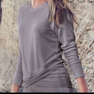 Athleta Serenity criss cross sweatshirt